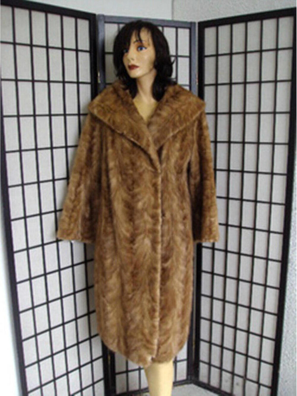 SCRAP ITEM: PASTEL MINK FUR COAT JACKET ARTS & CRAFTS